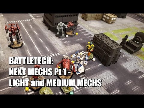 Battletech: Next Mechs Pt. 1 - Light and Medium Mechs