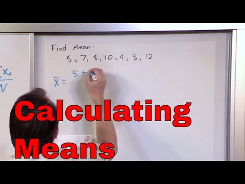 Lesson 11 - Calculating the Mean (Statistics Tutor)