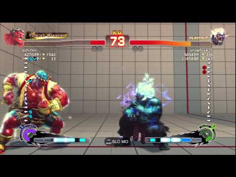 ash-fxiii [Hakan] Vs snowfox435 [Oni] SSF4 AE Japanese Online Ranked Matches - PSN