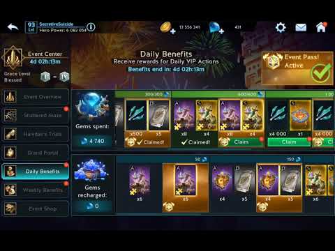 Bladebound epic lottery opening. 5k diamonds