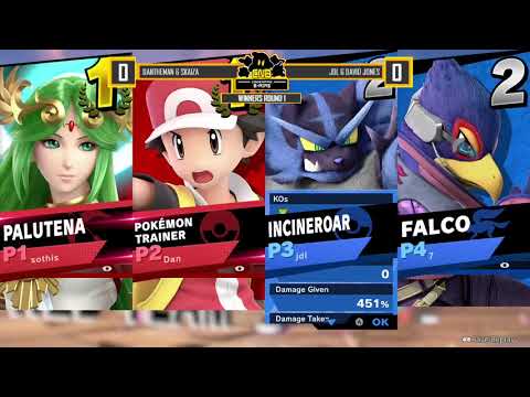 CN:B-Airs #220 - DanTheMan & Skaiza vs JDL & David Jones - Winners Round 1 - Super Smash Bros. Ultim