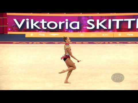 SKITTIDI Viktoria (CYP) - 2019 Rhythmic Worlds, Baku (AZE) - Qualifications Clubs