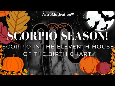 Scorpio In 11th House