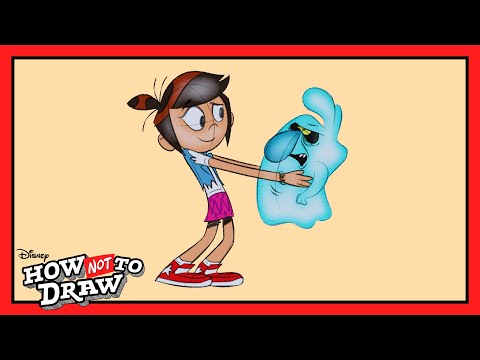 Scratch Comes to Life  🖌 | The Ghost and Molly McGee | How NOT to Draw | @disneychannelanimation