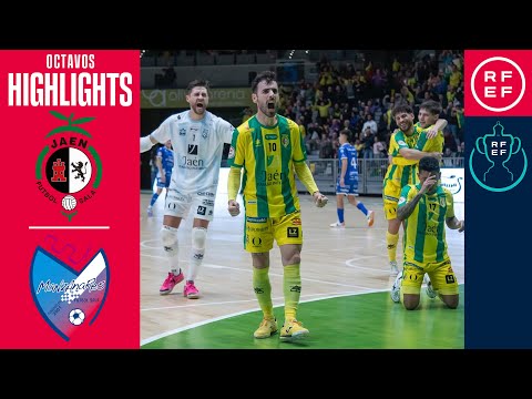 Resumen #CopadelReyFS Jaén Paraíso Interior 8-3 Quesos El Hidalgo Manzanares | Octavos