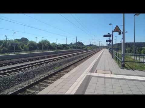 Deutsche Bahn ICE 3 BR 403 mit 300 km/h in Allersberg NBS SFS Ingolstadt - Nürnberg