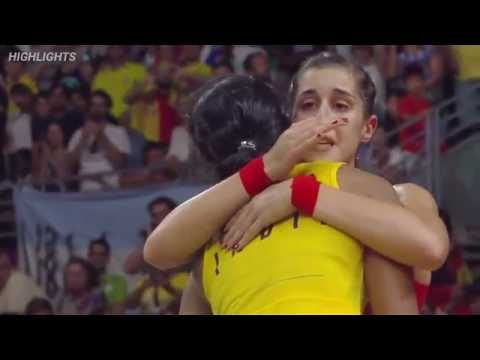 P.V.Sindhu (india)final match with Carolina Marin (spain) full Highlights in HD Rio Olympics 2016