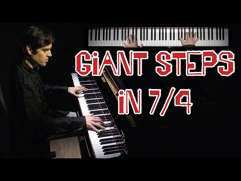 John Coltrane's "Giant Steps" jazz piano improvisation in 7/4 by Jacob Koller