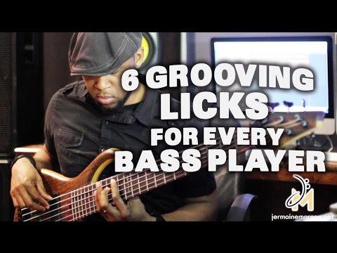 6 GROOVING LICKS FOR EVERY BASS PLAYER - BASS TIPS - JERMAINE MORGAN TV EPISODE 2