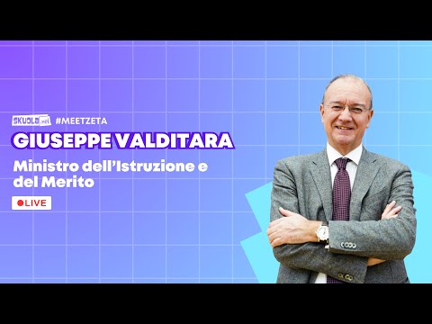 Giuseppe Valditara risponde a Skuola.net sulla Maturità 2024 - #MeetZeta