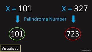 YouTube video 'LeetCode: 9. Palindrome Number (Visualized)'