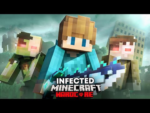 100 Players Simulate INFECTED Hunger Games in Minecraft!
