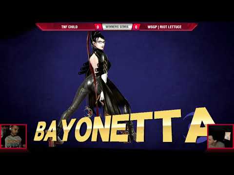 VS Weekly 8/9/18 - Winners Semis - Child (Bayonetta) vs WSGP | Riot Lettuce (Bayonetta) - Smash 4