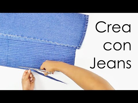 DIY Basket with jeans without sewing