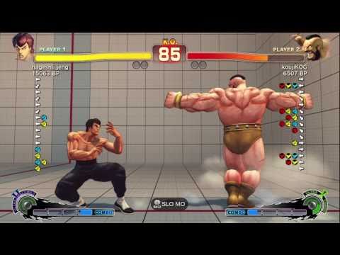 KOG [Zangief] vs hageshii jeng [Fei] SSF4 Japanese Online Ranked Matches - TRUE-HD