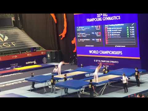 Simon Debacker & Darwin Billet (BEL) - Qualification Trampoline Synchroon World Championships 2021