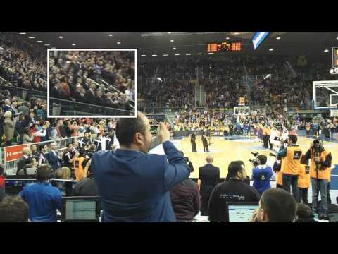 Así se ha vivido el himno de España en la Copa de Las Palmas