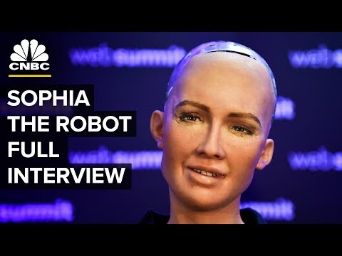 Sophia, die humanoïede robot