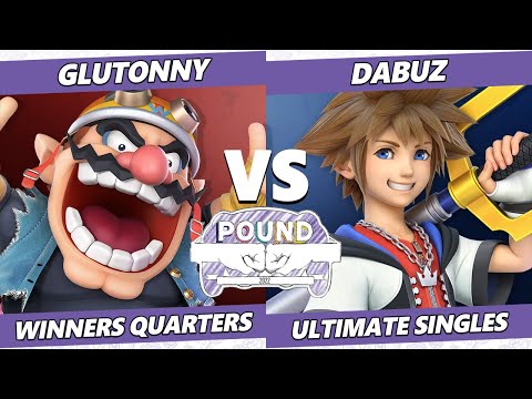 Pound 2022 Winners Quarters - Glutonny (Wario) Vs. Dabuz (Olimar, Sora) SSBM Smash Melee Tournament