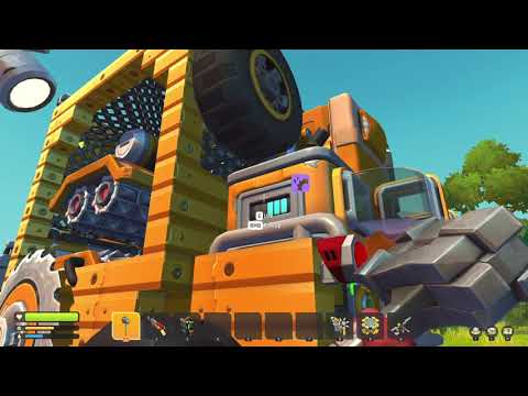 Combine Harvester with Swappable Attachments - Scrap Mechanic