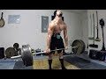 Vlog #63: Front Squat 335lbs x 4 | Deadlift 480lbs x 5 | Hang Power Snatch 205lbs