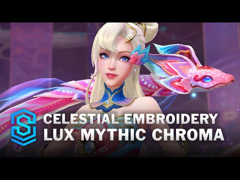 Celestial Embroidery Lux Mythic Chroma Wild Rift Skin Spotlight