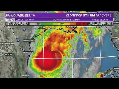Hurricane Delta heads for Gulf Coast landfall in Louisiana Friday evening
