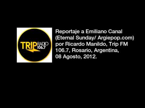 Emiliano Canal (Eternal Sunday/ Argiepop) at Trip FM Rosario 08/ 08/ 2012 [Spanish/ Español]