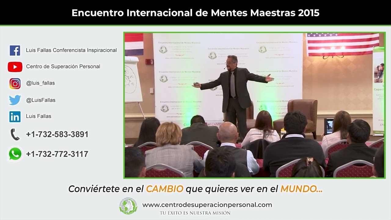 Edmundo Velasco en el Encuentro Internacional de Mentes Maestras
