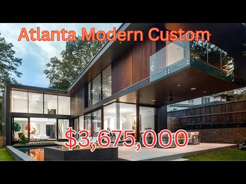 Atlanta Home For Sale. Absolutely Stunning Contemporary Home Design