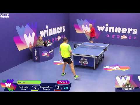 WINners CUP table 2  09.11 Kurilenko Oleg - Zaporozhets Roman  16:15