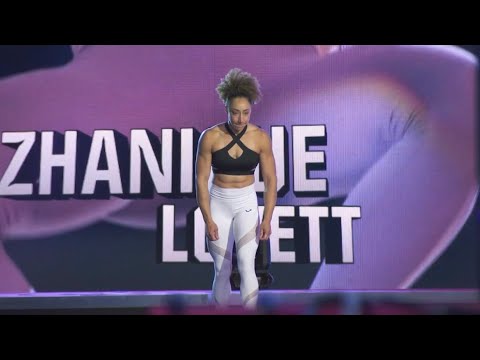 Zhanique Lovett - Stage 1 Fast Forward | American Ninja Warrior Season 15