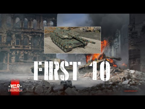 War Thunder First 10: Leopard 2PL With DM43 APFSDS
