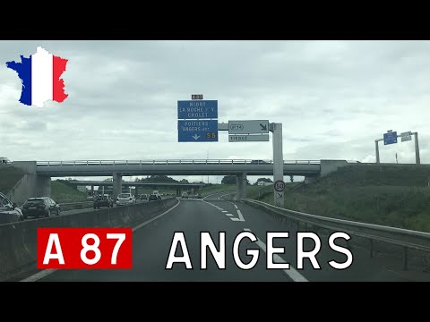 France (F): A87 through Angers