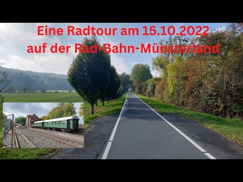 Rad-Bahn Münsterland a cycle tour from Burgsteinfurt to Billerbeck and back.