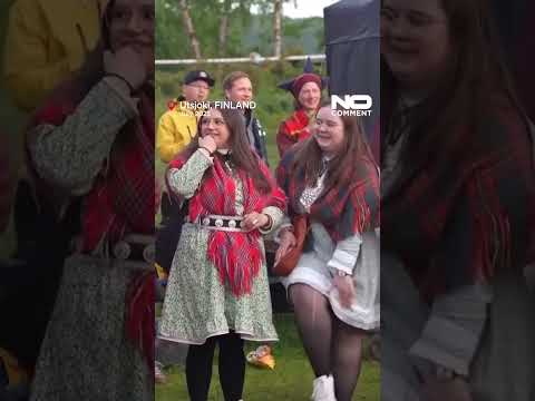 Sámi artists perform at midnight sun rap festival in Finland #shorts #nocomment #finland #music