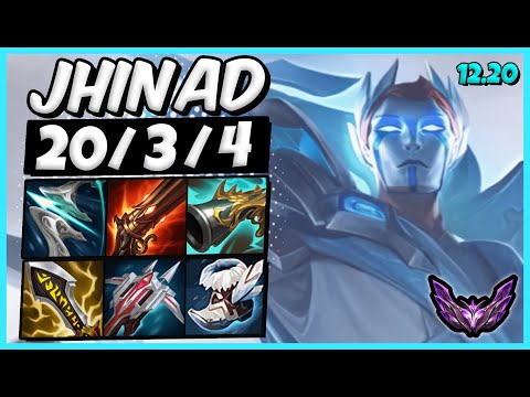 Jhin ADC vs Ezreal / Korea Master / Patch 12.20 / Season 12 ✅
