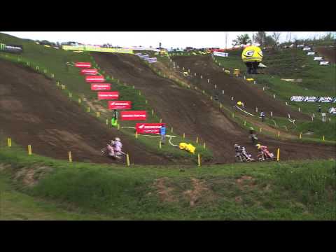 MXGP of Bulgaria 2013 - Lupino collision - Motocross