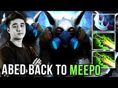 World's Best Meepo Abed back to his Signature Hero New Manta Style 2x Ethereal Blade Build - Dota 2