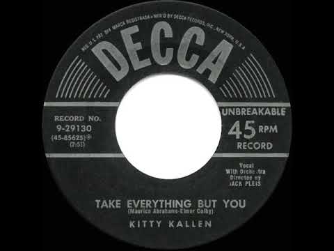 1954 HITS ARCHIVE: Take Everything But You - Kitty Kallen