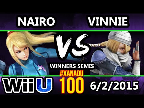 Xanadu 100 - iQHQ | Vinnie (Sheik) vs Nairo (Pit/ZSS) - SSB4 Winners Semis  - Smash 4