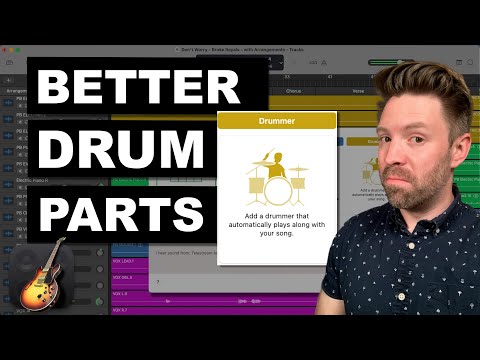 4 tips for BETTER drum parts with GarageBand Drummer