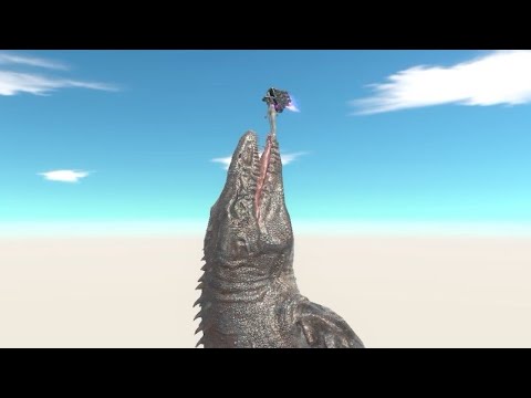 Escape Mosasaurus by go up : Animal Revolt Battle Simulator