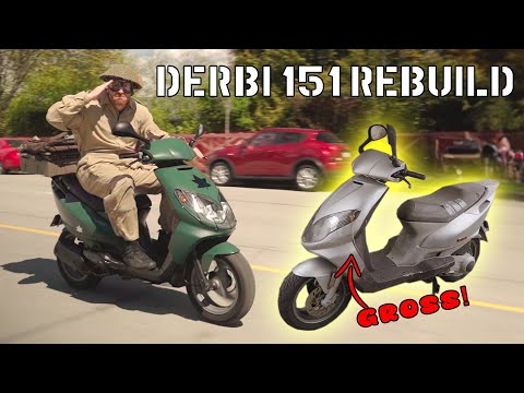 Our First Scooter Rebuild - The Derbi Boulevard / Piaggio Leader 150