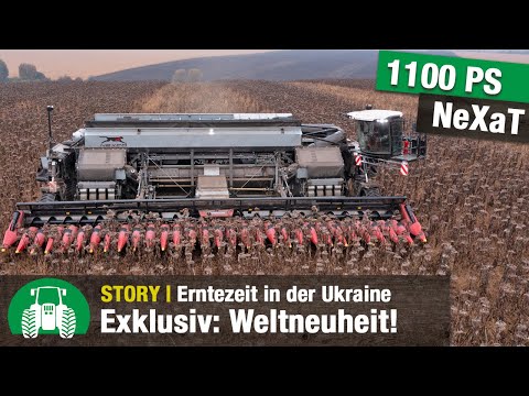 NEXAT: Der neue und revolutionäre 1100 PS Traktor | Ernteeinsatz in der Ukraine