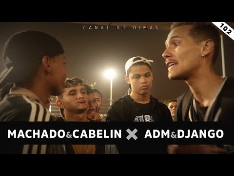 Machado e Cabelin X Adm e Django | Edição 102| BATALHA DO ATLÂNTICA | 1ª FASE