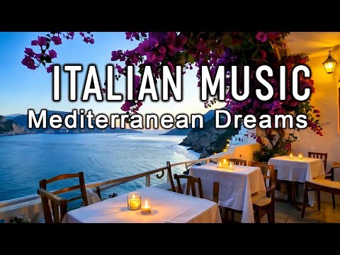 🎶 Italian Vibes & Mediterranean Music 🎶 2+ Hours Scenic Amalfi Coast & Lake Como Relaxation 4K