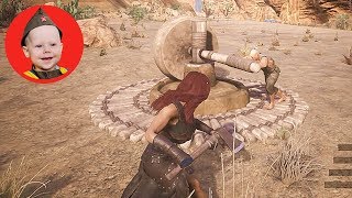 Conan Exiles (2018 PS4 Single Player): Scrubber Captures a Thrall (Episode 13 - Final)