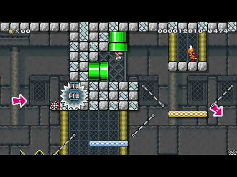 Passive Passage by kenzell ~ World Record! - Super Mario Maker - No Commentary 1bl