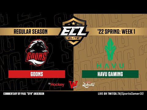 GOONS vs. HAVU Gaming - ECL '22 Spring: Elite Week 1
